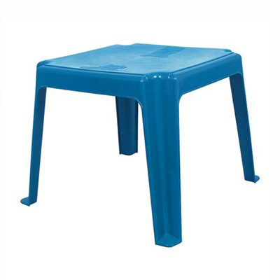 Mesa Quadrada Plástica Infantil – Azul