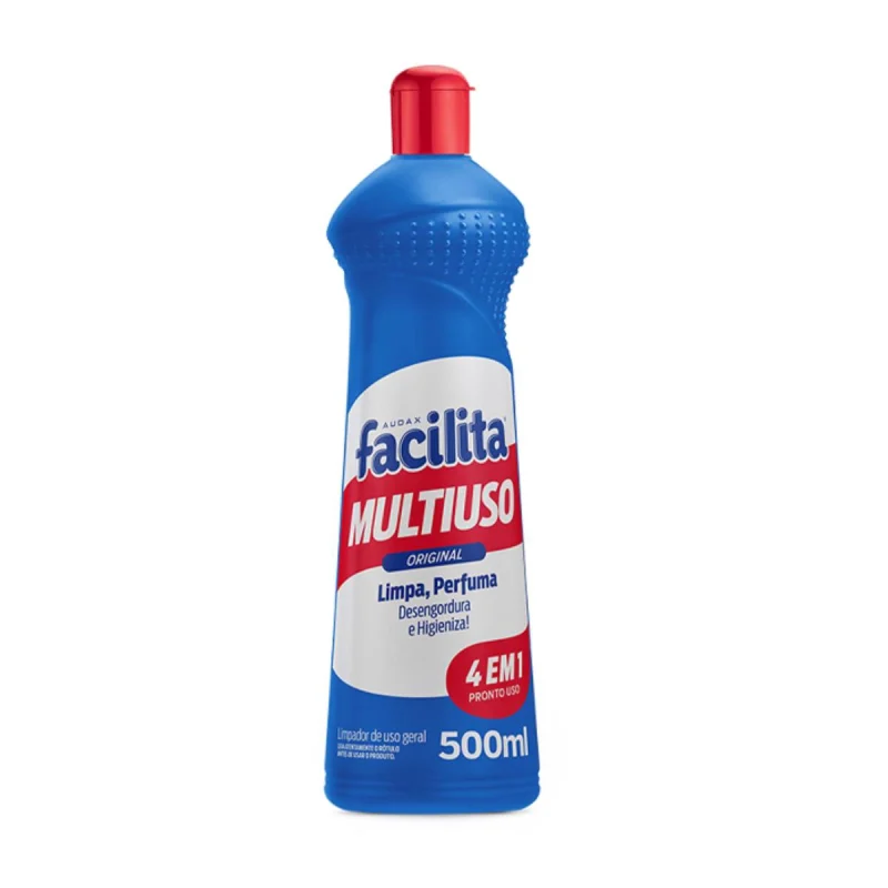 Limpador Multiuso Facilita - Frasco de 500 ml