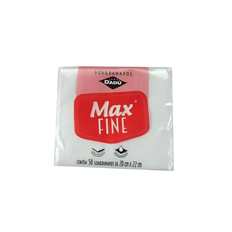 Guardanapo Max Fine - 20 cm x 22 cm - c/ 50 unidades