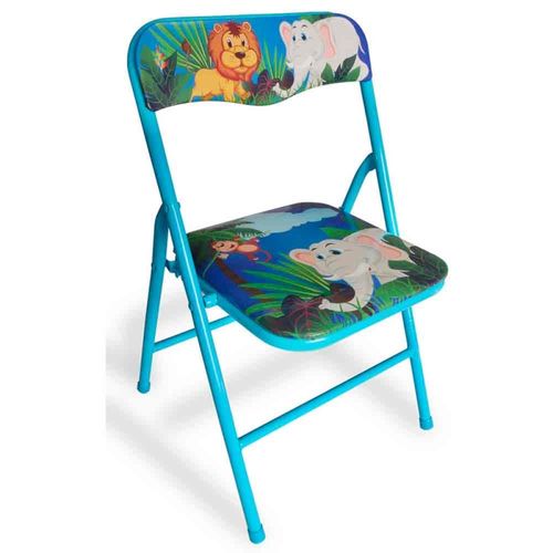 Conjunto Infantil Dobrável Azul – Bichinhos com 2 Cadeiras