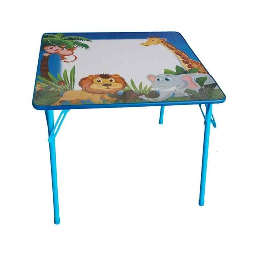 Conjunto Infantil Dobrável Azul – Bichinhos com 2 Cadeiras