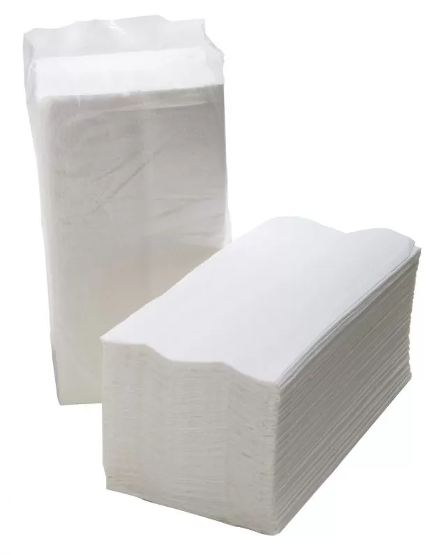 Papel Toalha Interfolha – 20cm x 21 cm – 100% Celulose – C/ 1.000 folhas