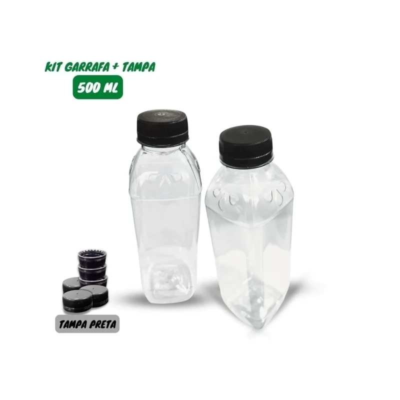 Garrafa Pet 500 ml - C/ 100 unidades