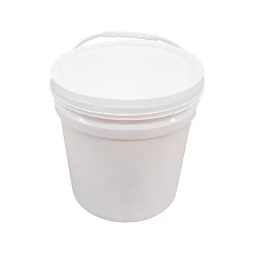 Balde Plástico – C/ Lacre – Cor Branca – 10 litros
