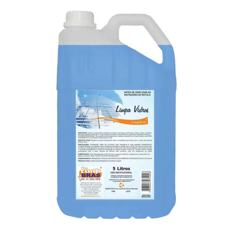 Limpa Vidro - Galão C/ 5 Litros