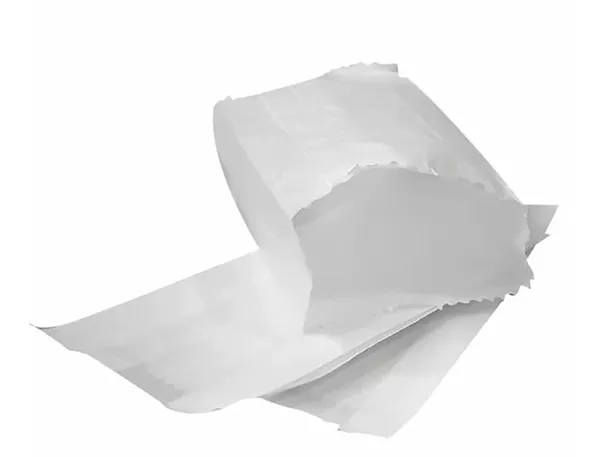 Saco Papel Pipoca Branco -7,5cm largura x 16 cm altura – 500 Unidades