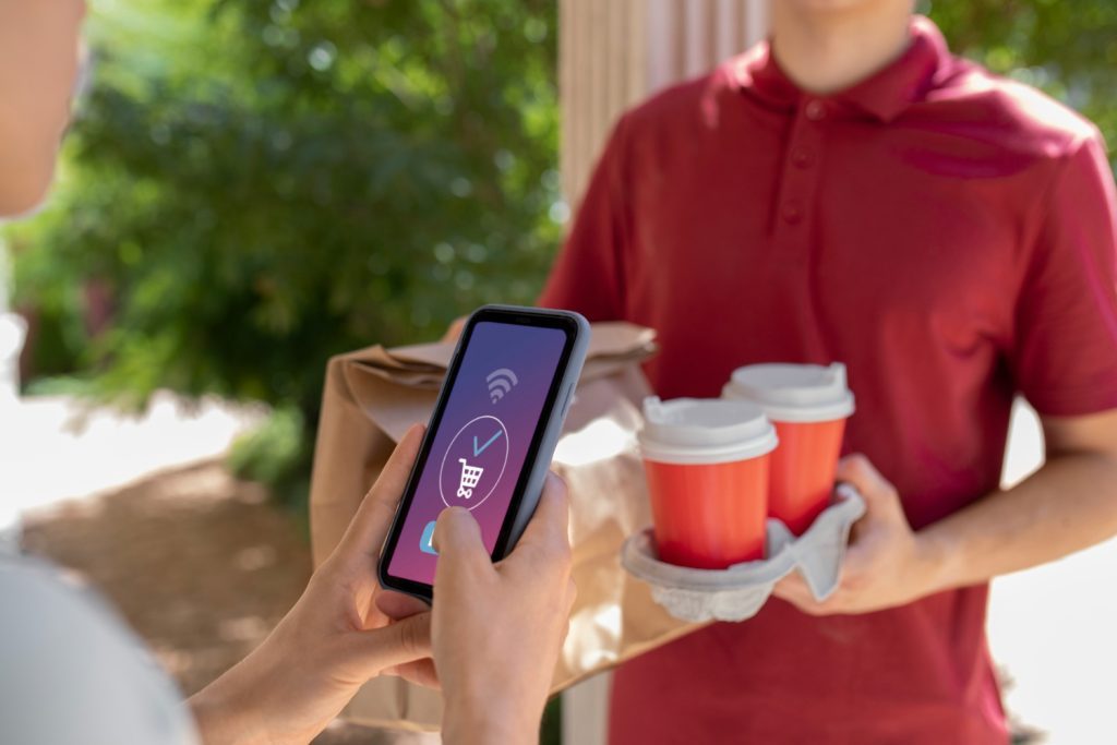 aplicativo para restaurante delivery: entrega de lanche