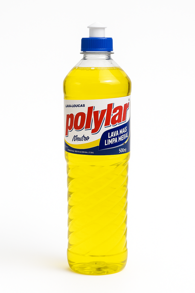 Detergente Líquido / Polylar – Frasco de 500 ml