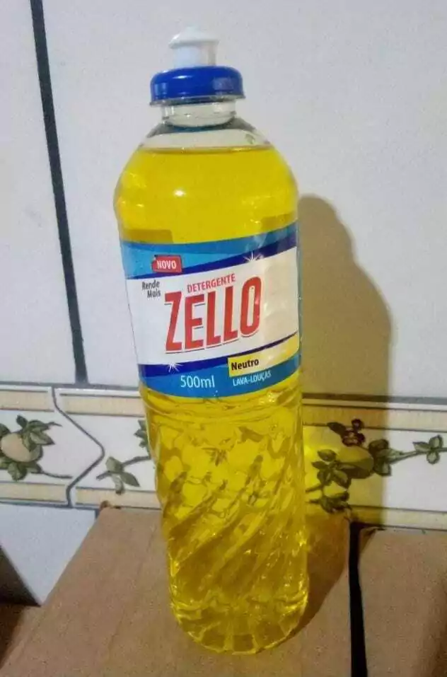 Detergente Líquido / Zello – Frasco de 500 ml