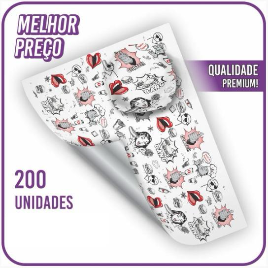 Papel Acoplado Térmico 33 cm x 38 cm  – Caixa com 200 unidades