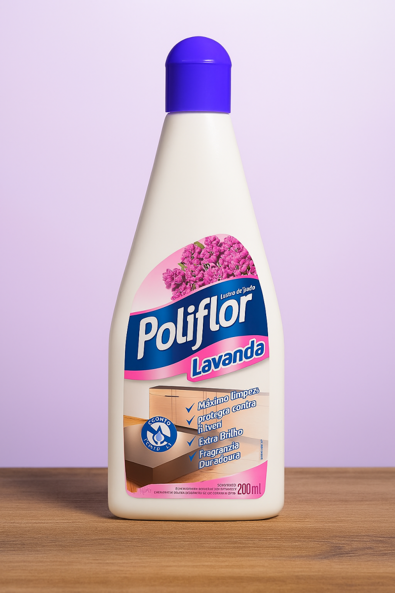 Lustra Móveis Poliflor Lavanda 200 ML