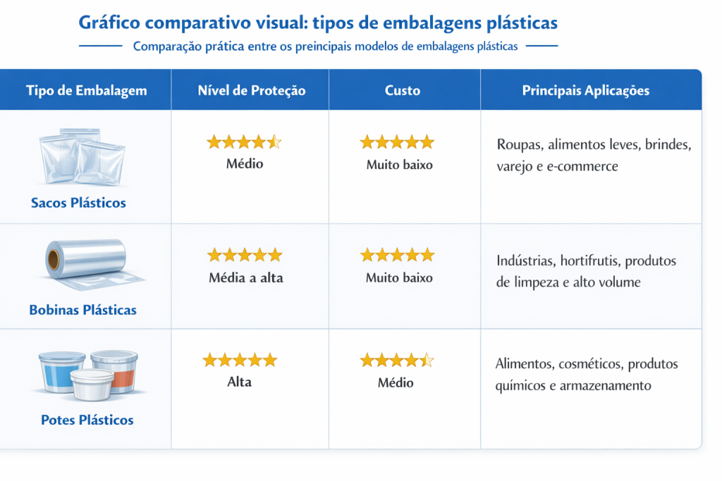 embalagens plásticas