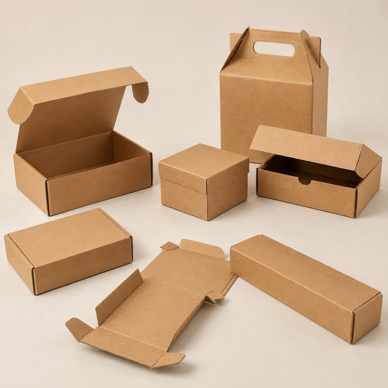 caixas papel kraft